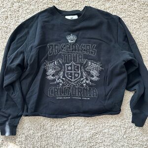 Hollister Charcoal Graphic Sweatshirt